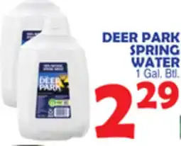 Bravo Supermarkets DEER PARK SPRING WATER offer