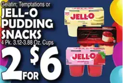 Bravo Supermarkets JELL-O PUDDING SNACKS offer