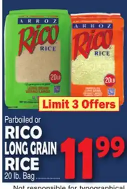 Bravo Supermarkets RICO LONG GRAIN RICE offer
