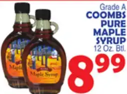 Bravo Supermarkets COOMBS PURE MAPLE SYRUP offer