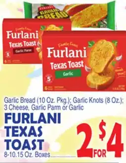 Bravo Supermarkets FURLANI TEXAS TOAST, 8-10.15 Oz. Boxes offer