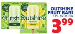 Bravo Supermarkets OUTSHINE FRUIT BARS offer