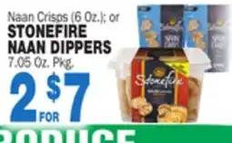 Bravo Supermarkets STONEFIRE NAAN DIPPERS, 7.05 Oz. Pkg offer
