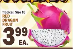 Bravo Supermarkets RED DRAGON FRUIT offer