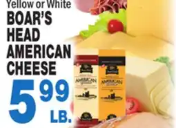 Bravo Supermarkets BOAR'S HEAD AMERICAN CHEESE offer