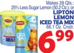 Bravo Supermarkets LIPTON LEMON ICED TEA MIX offer