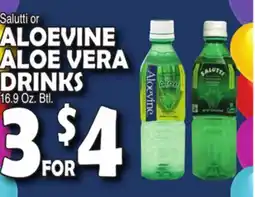 Bravo Supermarkets ALOEVINE ALOE VERA DRINKS offer
