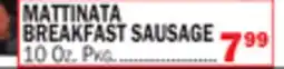 Bravo Supermarkets MATTINATA BREAKFAST SAUSAGE offer