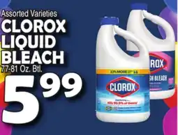 Bravo Supermarkets CLOROX LIQUID BLEACH offer