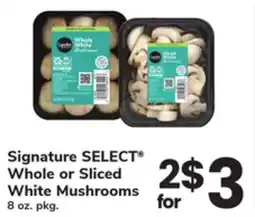 ACME Signature SELECT Whole or Sliced White Mushrooms offer