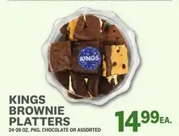 Kings Food Markets KINGS BROWNIE PLATTERS offer