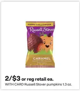 CVS Russell Stover pumpkins 1.3 oz offer