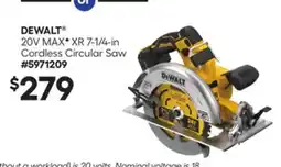Lowe's 20V MAX XR 7-1/4-in Cordless Circular Saw offer