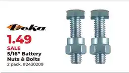 Runnings 5/16 Battery Nuts & Bolts offer