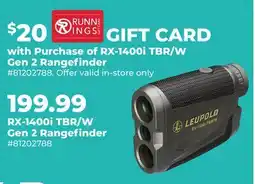 Runnings RX-1400i TBR/W Gen 2 Rangefinder offer