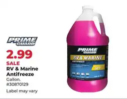 Runnings RV & Marine Antifreeze offer