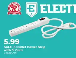 Runnings 6 Outlet Power Strip with 3' Cord offer