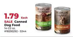 Runnings HEARTLAND HARVEST Canned Dog Food offer