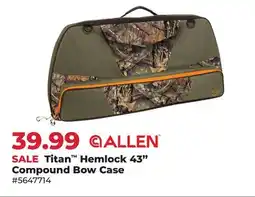 Runnings Titan Hemlock 43 Compound Bow Case offer