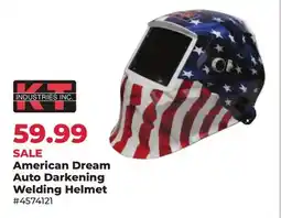 Runnings American Dream Auto Darkening Welding Helmet offer