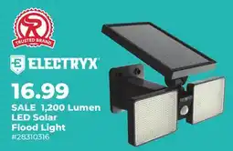 Runnings ELECTRYX 1,200 Lumen LED Solar Flood Light offer