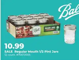 Runnings Ball Regular Mouth 1/2 Pint Jars offer