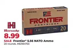 Runnings Hornady Frontier 5.56 NATO Ammo offer
