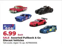 Runnings Assorted Pullback & Go Diecast Vehicles offer
