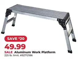 Runnings Aluminum Work Platform offer