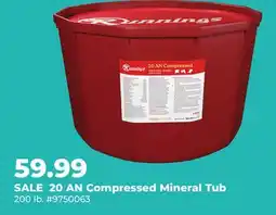 Runnings 20 AN Compressed Mineral Tub offer