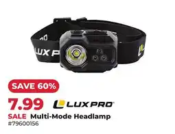 Runnings LUXPRO Multi-Mode Headlamp offer
