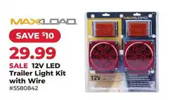 Runnings MAXLOAD 12V LED Trailer Light Kit with Wire offer