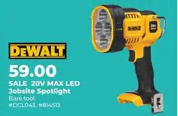 Runnings DEWALT 20V MAX LED Jobsite Spotlight offer