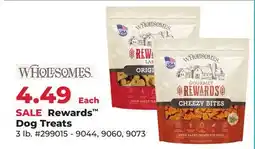 Runnings WHOLESOMES Rewards Dog Treats offer