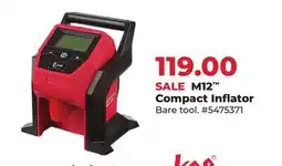 Runnings M12 Compact Inflator offer