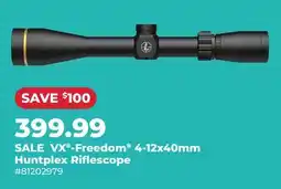 Runnings LEUPOLD VX -Freedom 4-12x40mm Huntplex Riflescope offer
