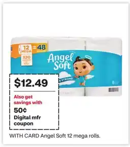 CVS Angel Soft 12 mega rolls offer