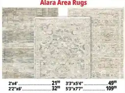 Ocean State Job Lot Alara Area Rugs offer