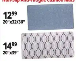 Ocean State Job Lot Non-slip Anti-fatigue Cushion Mats offer