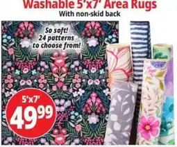 Ocean State Job Lot Washable 5'x7' Area Rugs offer
