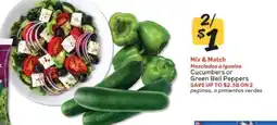 Winn Dixie Cucumbers or Green Bell Peppers offer