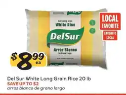 Winn Dixie Del Sur White Long Grain Rice 20 lb offer