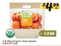 Winn Dixie 2 lb Bag Organic Gala Apples offer