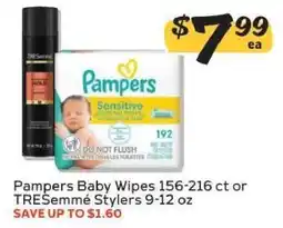 Winn Dixie Pampers Baby Wipes or TRESemmé Stylers offer