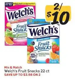 Winn Dixie Welch's Fruit Snacks 22 ct offer