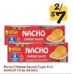 Winn Dixie Ricos Cheese Sauce Cups 4 ct offer
