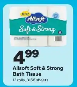 Save a Lot Allsoft Soft & Strong Bath Tissue offer