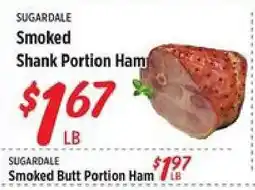 Rouses SUGARDALE Smoked Shank Portion Ham offer
