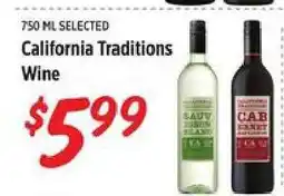 Rouses California Traditions Wine offer