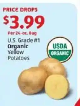 Aldi U.S. Grade #1 Organic Yellow Potatoes offer